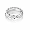 women Judith Ripka Aura Silver Wrapped Ring