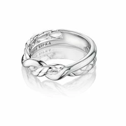 women Judith Ripka Aura Silver Wrapped Ring