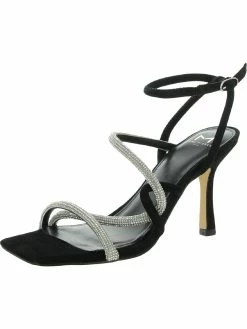 Marc Fisher LTD Debbie Womens Rhinestone Square Toe Heels