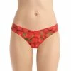 Commando Womens Printed Seamless Thong Panty
