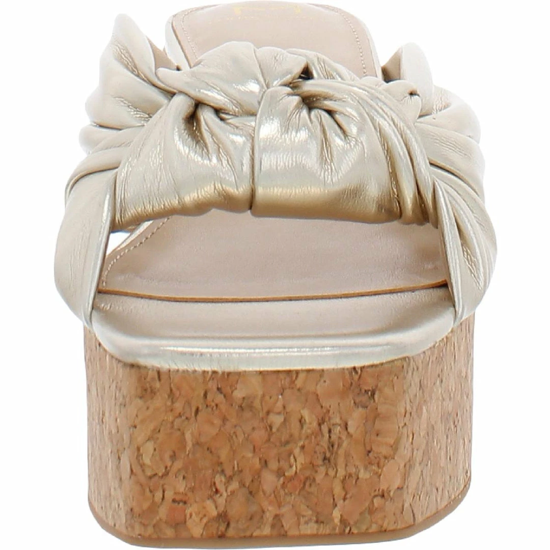 Marc Fisher LTD Arlee 3 Womens Faux Leather Knotted Block Heels 5 Marc Fisher LTD Arlee 3 Womens Faux Leather Knotted Block Heels - Image 3