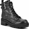 Marc Fisher LTD Barren 2 Womens : Leather Combat & Lace-up Boots
