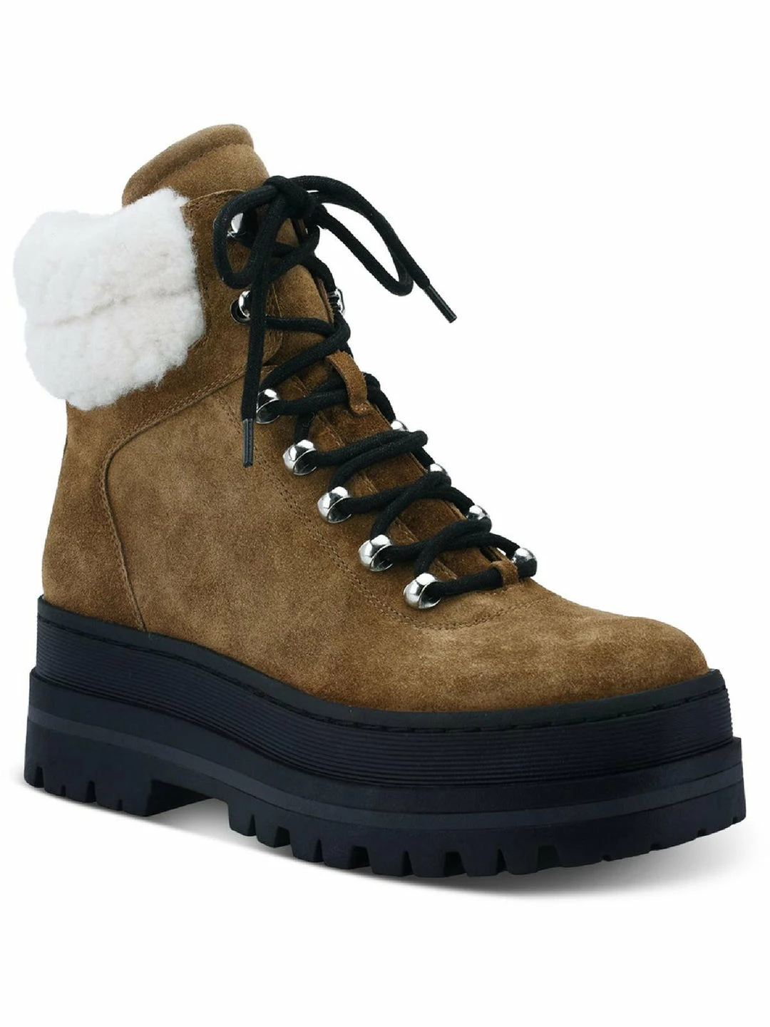 Marc Fisher LTD Pierson Womens Sheepskin Ankle Winter & Snow Boots 7 Marc Fisher LTD Pierson Womens Sheepskin Ankle Winter & Snow Boots - Image 5