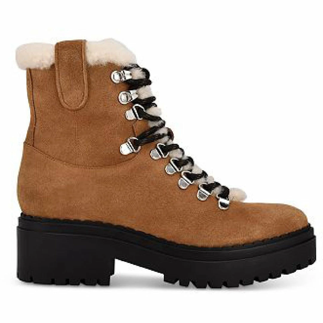 Marc Fisher LTD Nalina Womens Lugged Sole Ankle Shearling Boots 4 Marc Fisher LTD Nalina Womens Lugged Sole Ankle Shearling Boots - Image 2