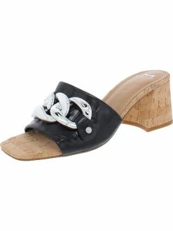 Marc Fisher LTD Naniya Womens Leather Slip On Heels