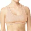 Commando Women'S Cotton Racerback Bralette in Heathered Oatmeal