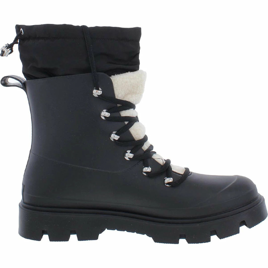 Marc Fisher LTD Freely Womens Faux Fur Water Resistant Combat & Lace-up Boots 5 Marc Fisher LTD Freely Womens Faux Fur Water Resistant Combat & Lace-up Boots - Image 3