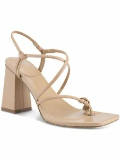 Marc Fisher LTD Giada Womens Leather Strappy Block Heel