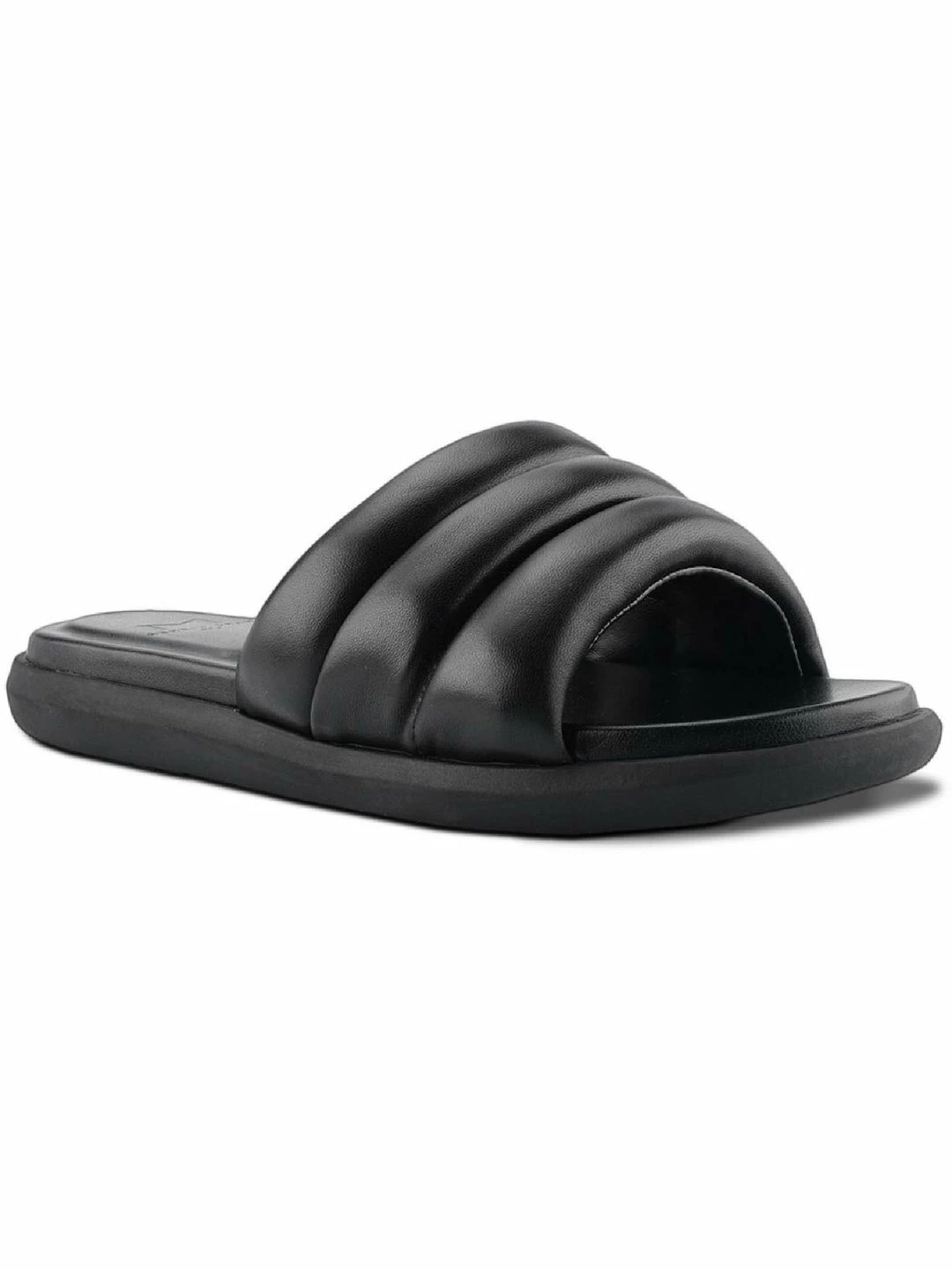 Marc Fisher LTD Yessy Womens Leather Textured Flatform Sandals 3 Marc Fisher LTD Yessy Womens Leather Textured Flatform Sandals