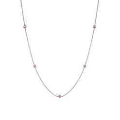 women Judith Ripka Water Colors Silver CZ Drop Necklace