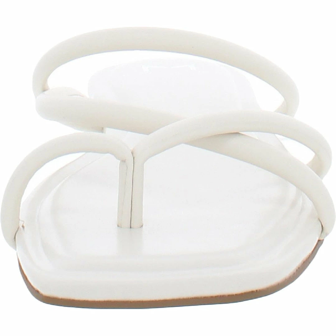 Marc Fisher LTD Fiada Womens Faux Leather Thong Flip-Flops 4 Marc Fisher LTD Fiada Womens Faux Leather Thong Flip-Flops - Image 2