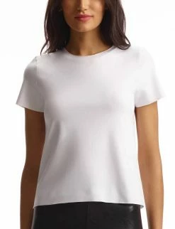 Commando women Essential Cotton Crewneck Tee in White