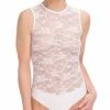 Commando women Floral Lace Signature Bodysuit in White