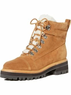Marc Fisher LTD Idella Womens Suede Shearling Hiking Boots -JUDITH RIPKA Shop 56e7636ffbd84e07a22a30e84f14f4ab 1080x