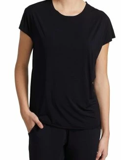 Commando women Butter Oversized Tee in Black