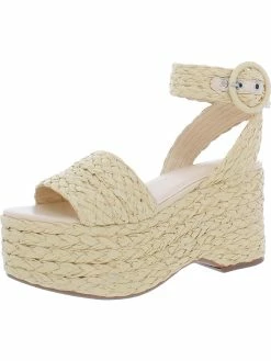 Marc Fisher LTD Marcell Womens Slingback Buckle Espadrille Heels