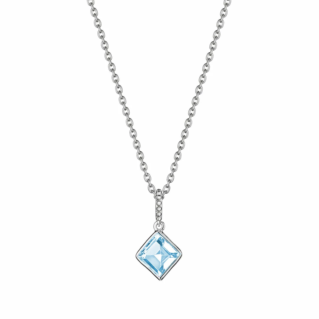 women Judith Ripka Water Colors Silver Blue Topaz Pendant Necklace 3 women Judith Ripka Water Colors Silver Blue Topaz Pendant Necklace
