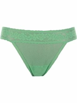 Commando Kitty Soft Womens Lace Trim Sexy Thong Panty