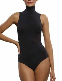 JUDITH RIPKA Shop 36 Commando Women'S Ballet Sleeveless Turtleneck Bodysuit in Black