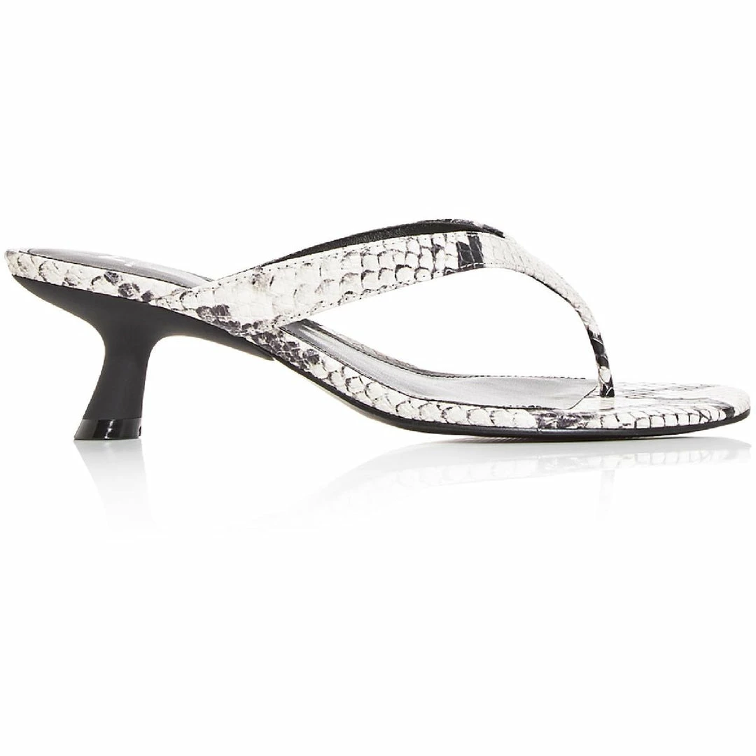 Marc Fisher LTD Dahila Womens Leather Kitten Heel Thong Sandals 4 Marc Fisher LTD Dahila Womens Leather Kitten Heel Thong Sandals - Image 2