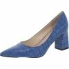 Marc Fisher LTD ZALA12 Womens Leather Block Heel Pumps