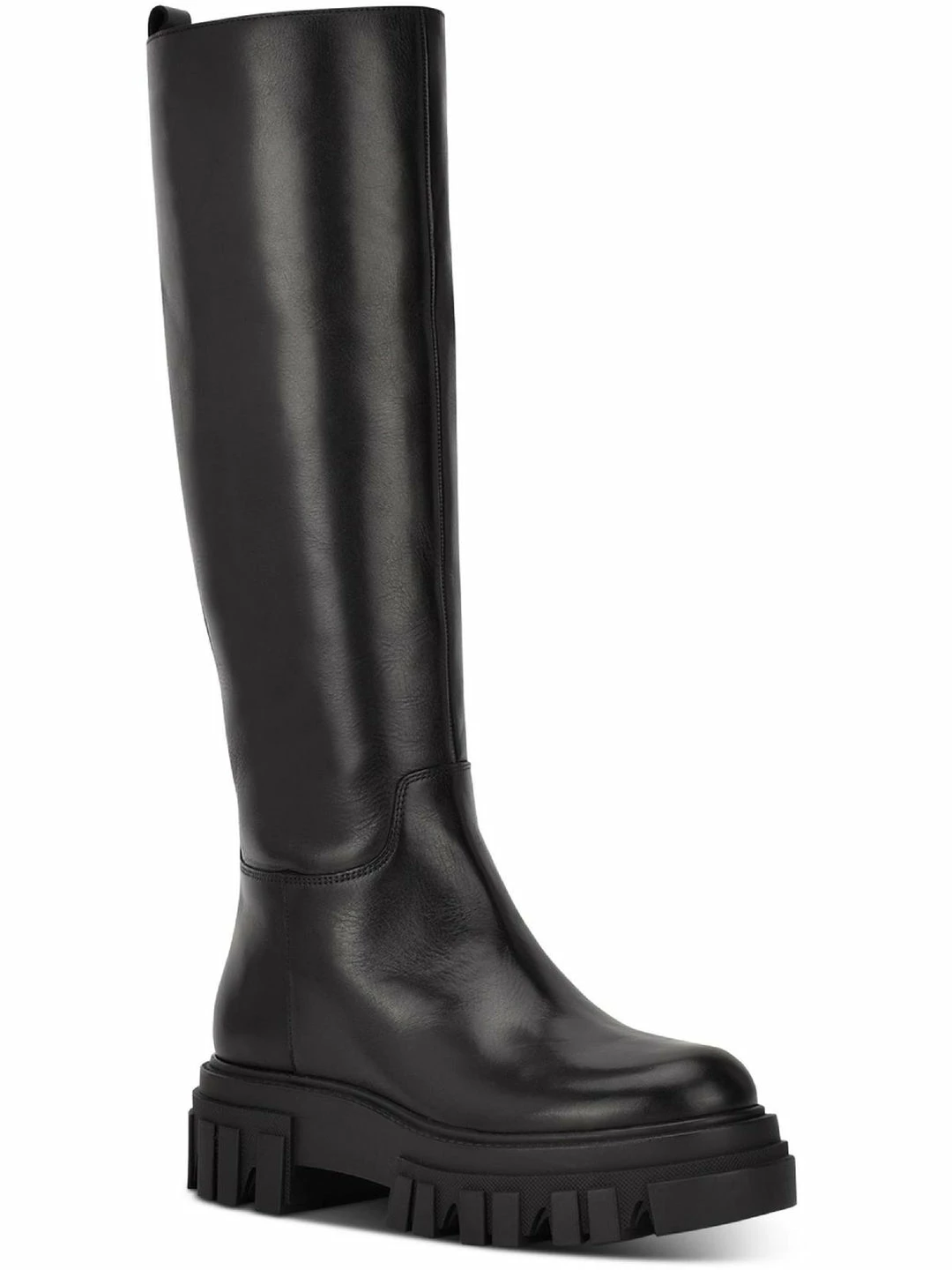 Marc Fisher LTD Malena Womens Leather Combat Knee-High Boots 3 Marc Fisher LTD Malena Womens Leather Combat Knee-High Boots