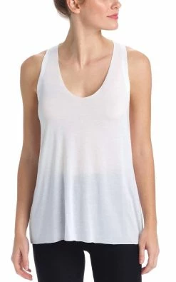 Commando women Covet Racerback Tank Top in White