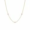 women Judith Ripka Water Colors 14K Over Silver CZ Necklace