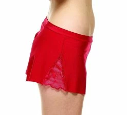 Commando Women'S Love + Lust Tap Short in Ruby Red