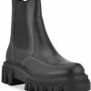 Marc Fisher LTD Morgan Womens Leather Lug Sole Chelsea Boots