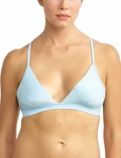 Commando Women'S Crown Embroidered Bralette in Something Blue