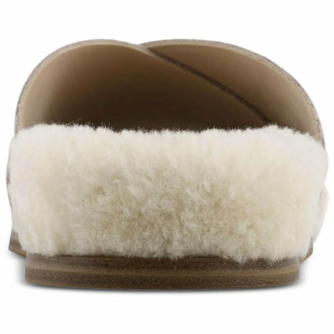 Marc Fisher LTD Canna Womens Shearling Leather Slide Slippers 5 Marc Fisher LTD Canna Womens Shearling Leather Slide Slippers - Image 3