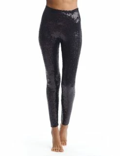 Commando women Sequin Leggings in Black