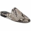 Marc Fisher LTD Pam 2 Womens Snake Print Slip-On Mules