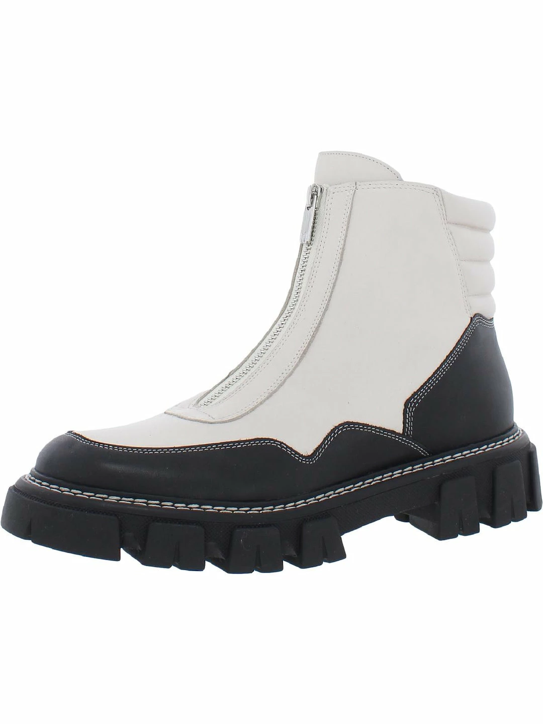 Marc Fisher LTD Deric Womens Leather Zip-Up Ankle Boots 3 Marc Fisher LTD Deric Womens Leather Zip-Up Ankle Boots