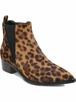 Marc Fisher LTD Yalely Womens Animal Print Slip-On Booties