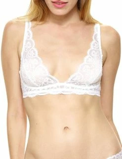 Commando women Tulip Lace Bra in White