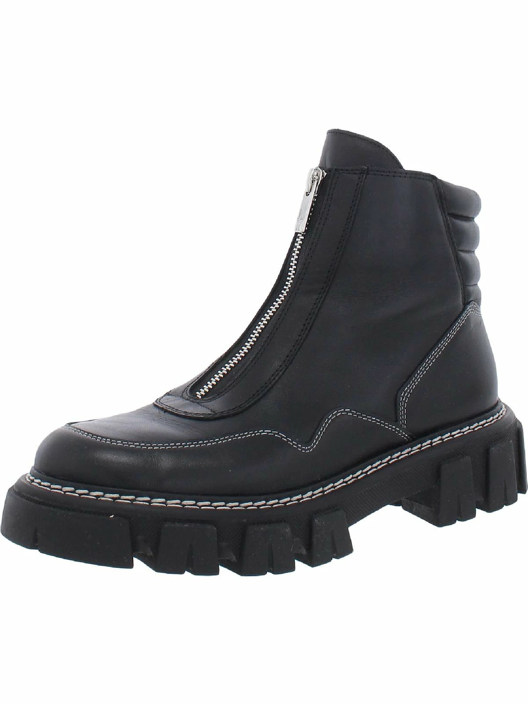 Marc Fisher LTD Deric Womens Leather Zip-Up Ankle Boots 6 Marc Fisher LTD Deric Womens Leather Zip-Up Ankle Boots - Image 4