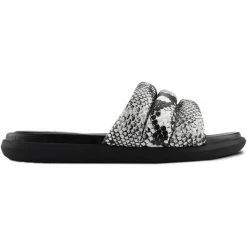 Marc Fisher LTD Yessy2 Womens Leather Snake Print Slide Sandals -JUDITH RIPKA Shop d8484bb9d1274c1c94eef9ccd798aa87 1080x