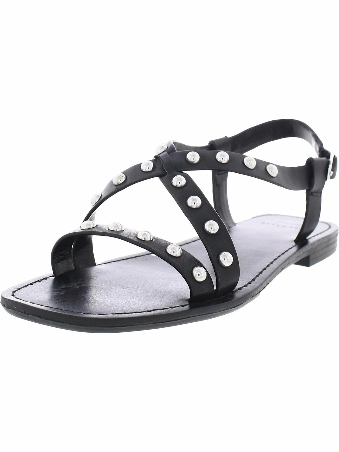 Marc Fisher LTD Fianna Womens Leather Studded Slingback Sandals 6 Marc Fisher LTD Fianna Womens Leather Studded Slingback Sandals - Image 4