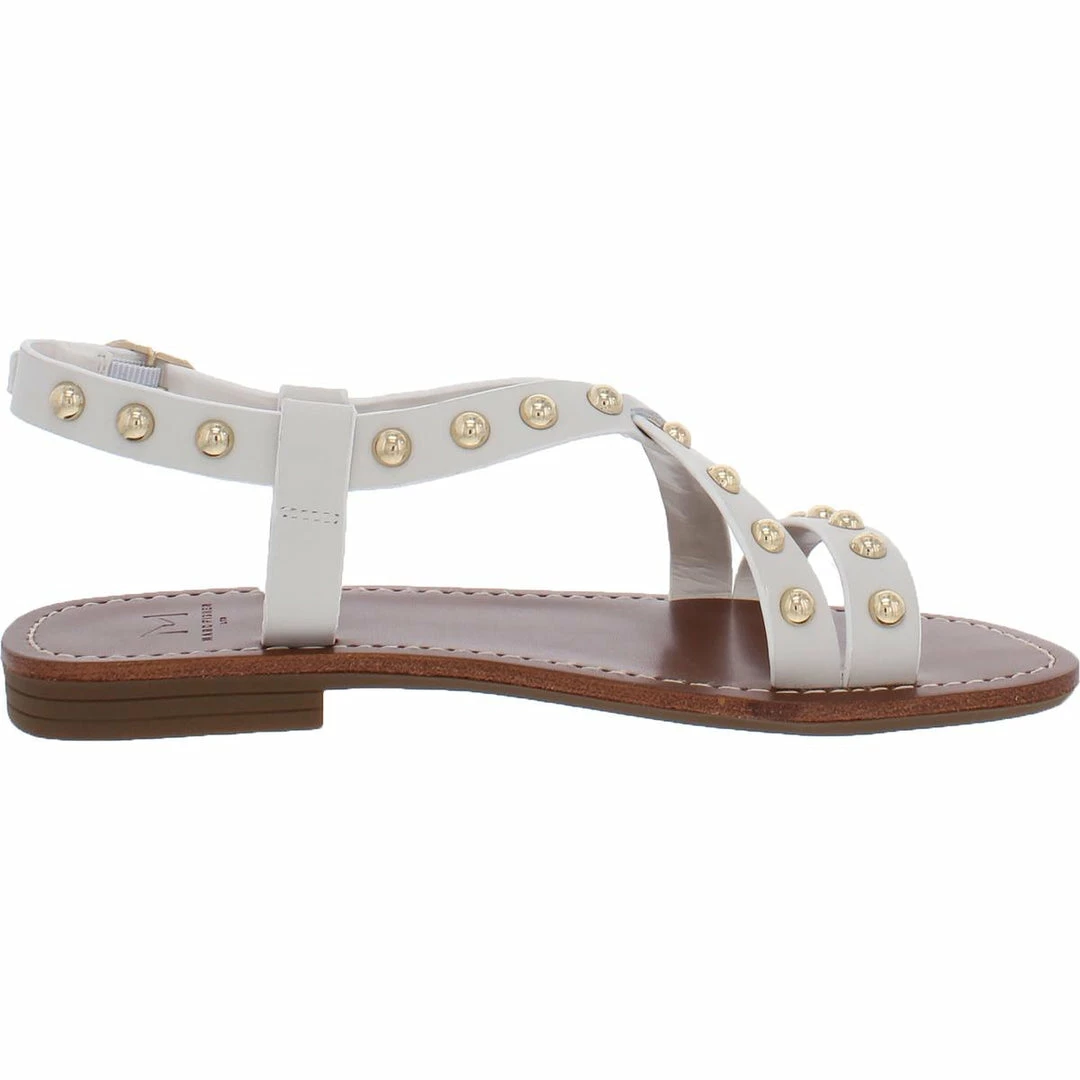 Marc Fisher LTD Fianna Womens Leather Studded Slingback Sandals 5 Marc Fisher LTD Fianna Womens Leather Studded Slingback Sandals - Image 3