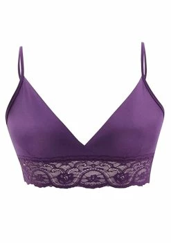 Commando women Tulip Bralette in Plum