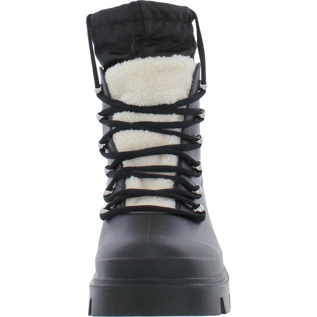 Marc Fisher LTD Freely Womens Faux Fur Water Resistant Combat & Lace-up Boots 4 Marc Fisher LTD Freely Womens Faux Fur Water Resistant Combat & Lace-up Boots - Image 2