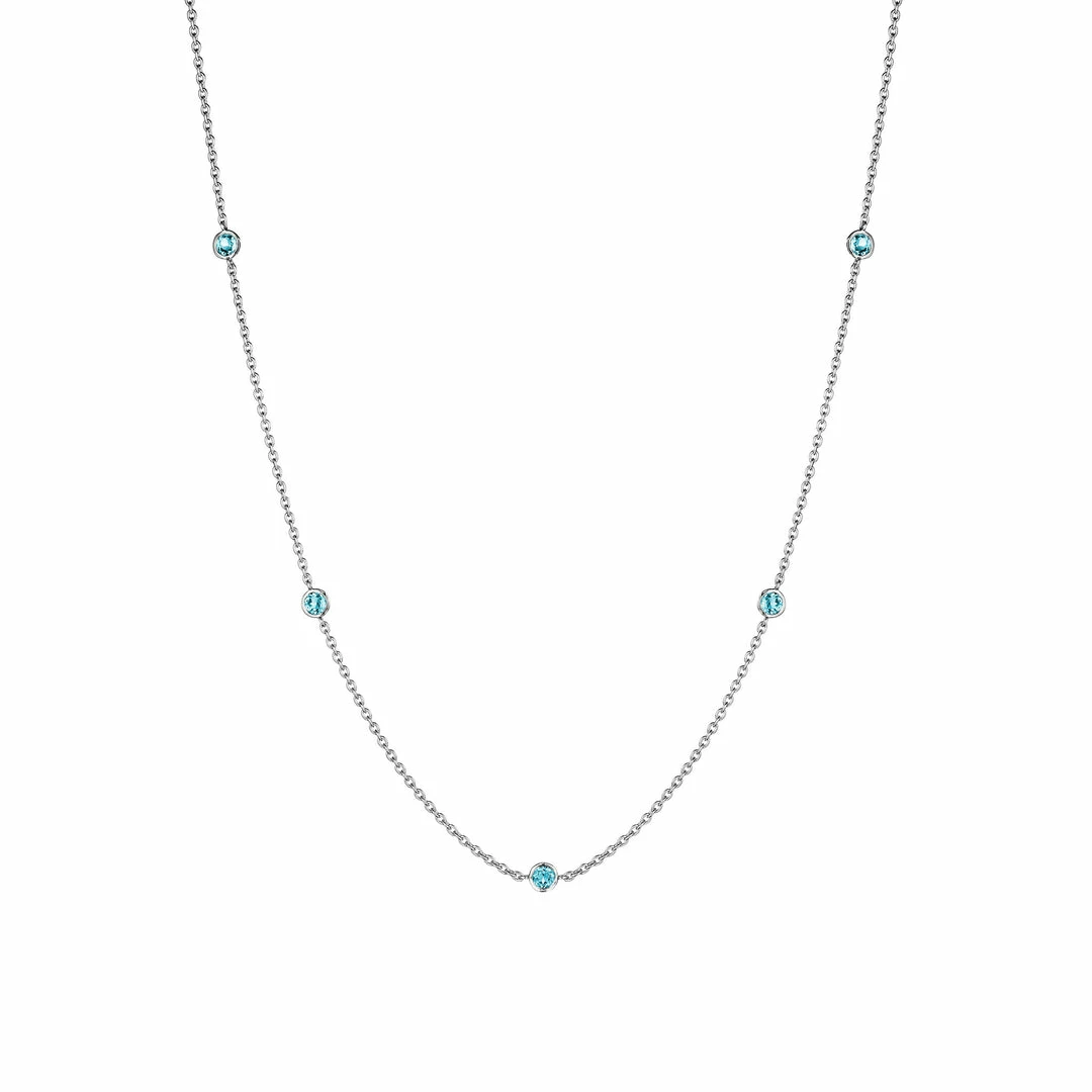women Judith Ripka Water Colors Silver Blue Topaz Necklace 3 women Judith Ripka Water Colors Silver Blue Topaz Necklace