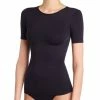 Commando women Minimalist Short Sleeve Top in Black