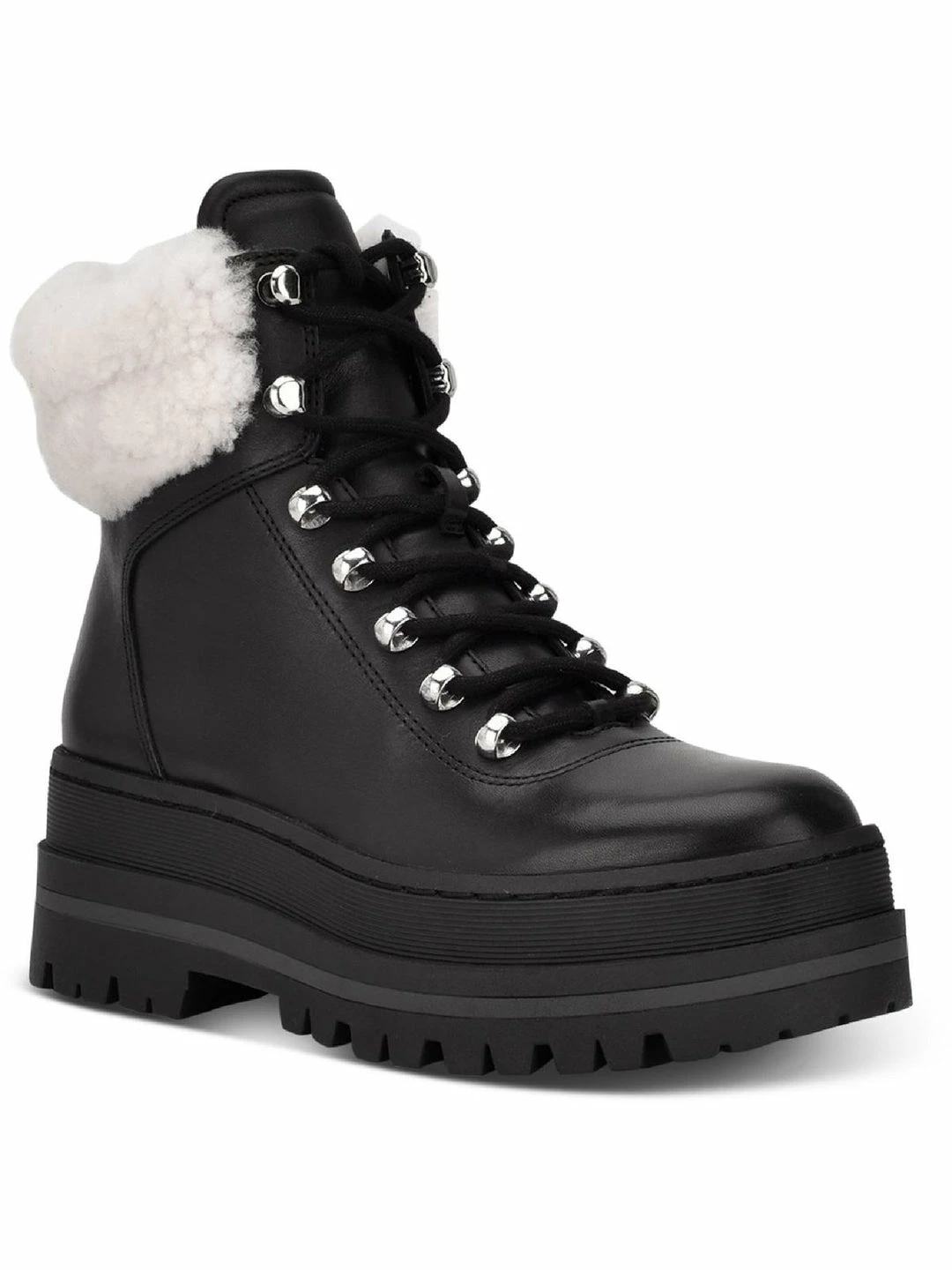 Marc Fisher LTD Pierson Womens Sheepskin Ankle Winter & Snow Boots 3 Marc Fisher LTD Pierson Womens Sheepskin Ankle Winter & Snow Boots