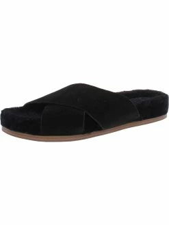 JUDITH RIPKA Shop 25 Marc Fisher LTD Canna Womens Real Fur Flat Slide Slippers