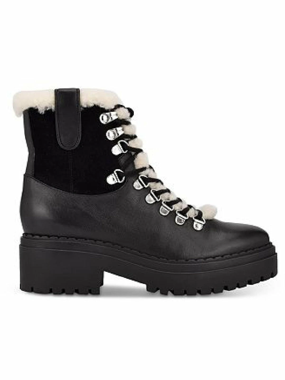 Marc Fisher LTD Nalina Womens Lugged Sole Ankle Shearling Boots 6 Marc Fisher LTD Nalina Womens Lugged Sole Ankle Shearling Boots - Image 4