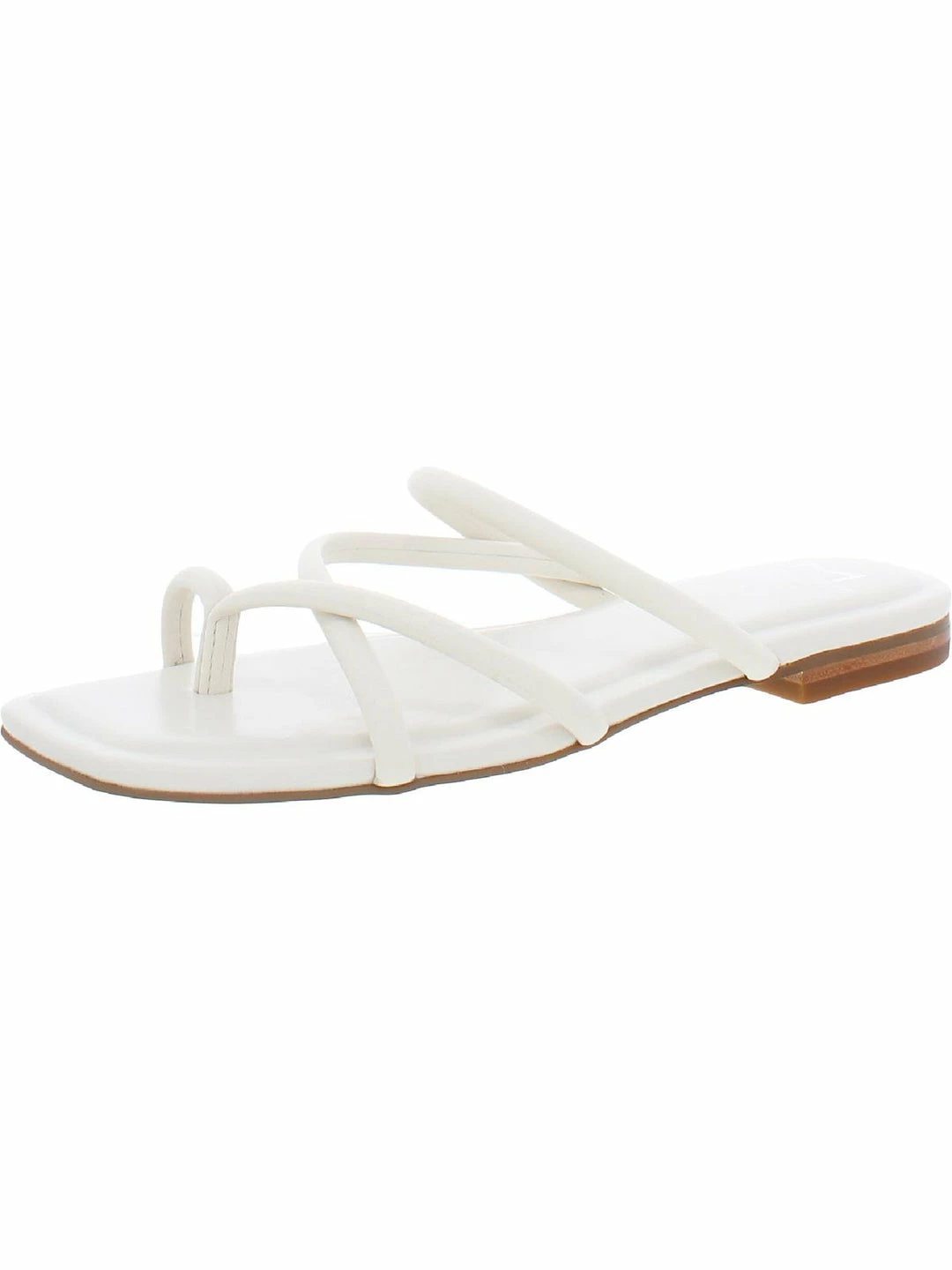 Marc Fisher LTD Fiada Womens Faux Leather Thong Flip-Flops 3 Marc Fisher LTD Fiada Womens Faux Leather Thong Flip-Flops