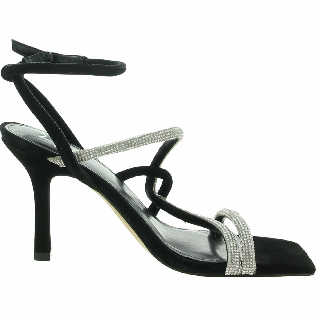 Marc Fisher LTD Debbie Womens Rhinestone Square Toe Heels 4 Marc Fisher LTD Debbie Womens Rhinestone Square Toe Heels - Image 2